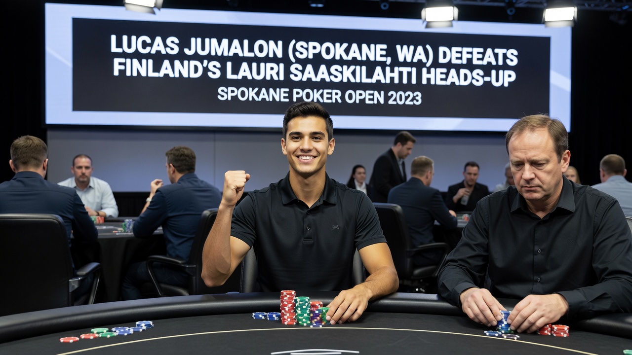 Final table action during the 2026 WSOP Main Event heads-up match